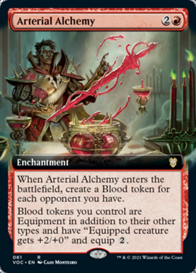 Arterial Alchemy (Extended Art) [Innistrad: Crimson Vow Commander] | Card Merchant Takapuna