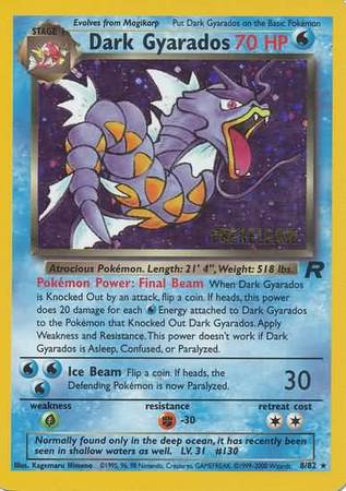 Dark Gyarados (8/82) (Prerelease Promo) [Team Rocket Unlimited] | Card Merchant Takapuna