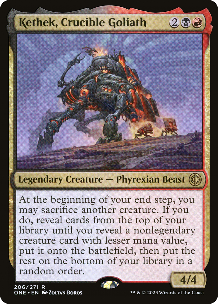 Kethek, Crucible Goliath [Phyrexia: All Will Be One] | Card Merchant Takapuna