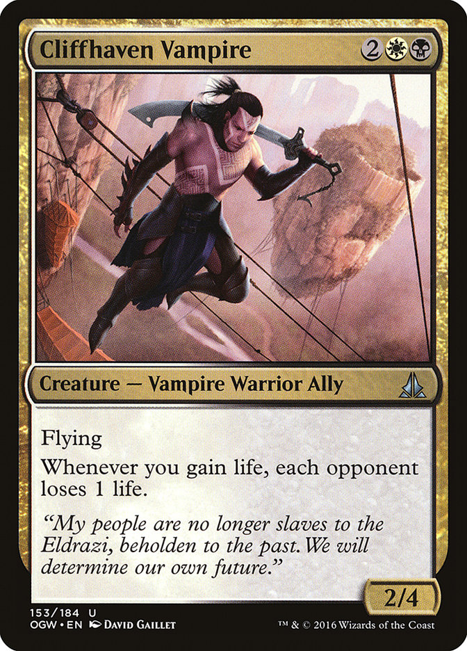 Cliffhaven Vampire [Oath of the Gatewatch] | Card Merchant Takapuna