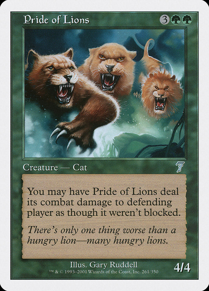 Pride of Lions [Seventh Edition] | Card Merchant Takapuna