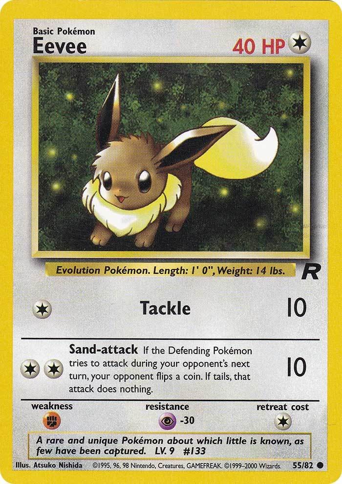 Eevee (55/82) [Team Rocket Unlimited] | Card Merchant Takapuna