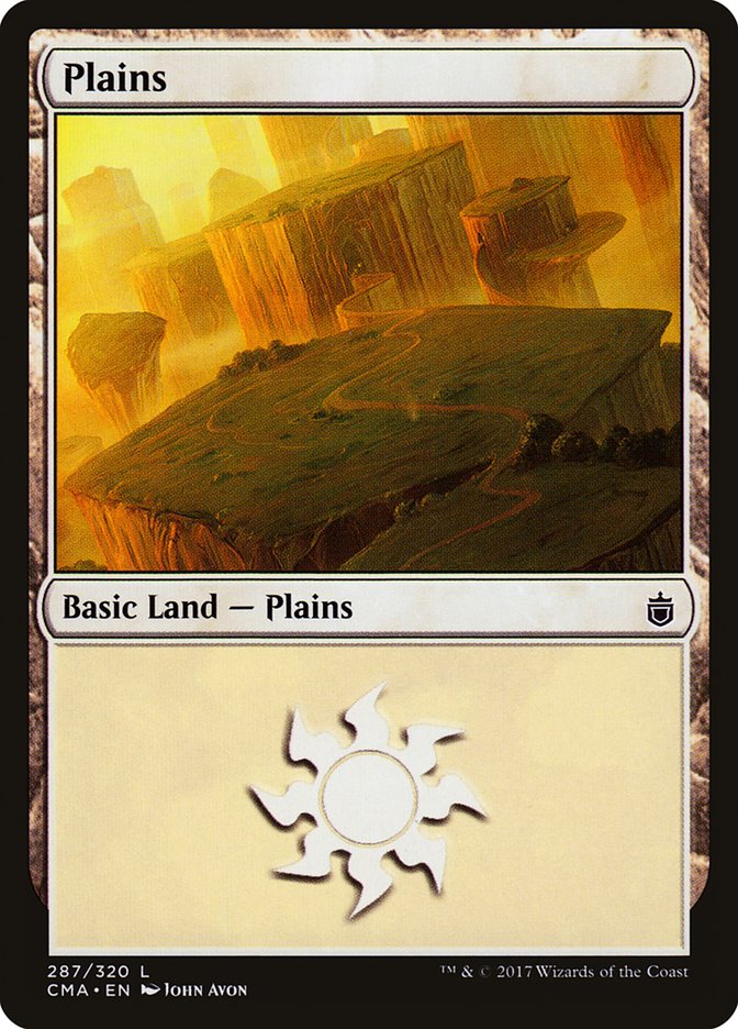 Plains (287) [Commander Anthology] | Card Merchant Takapuna