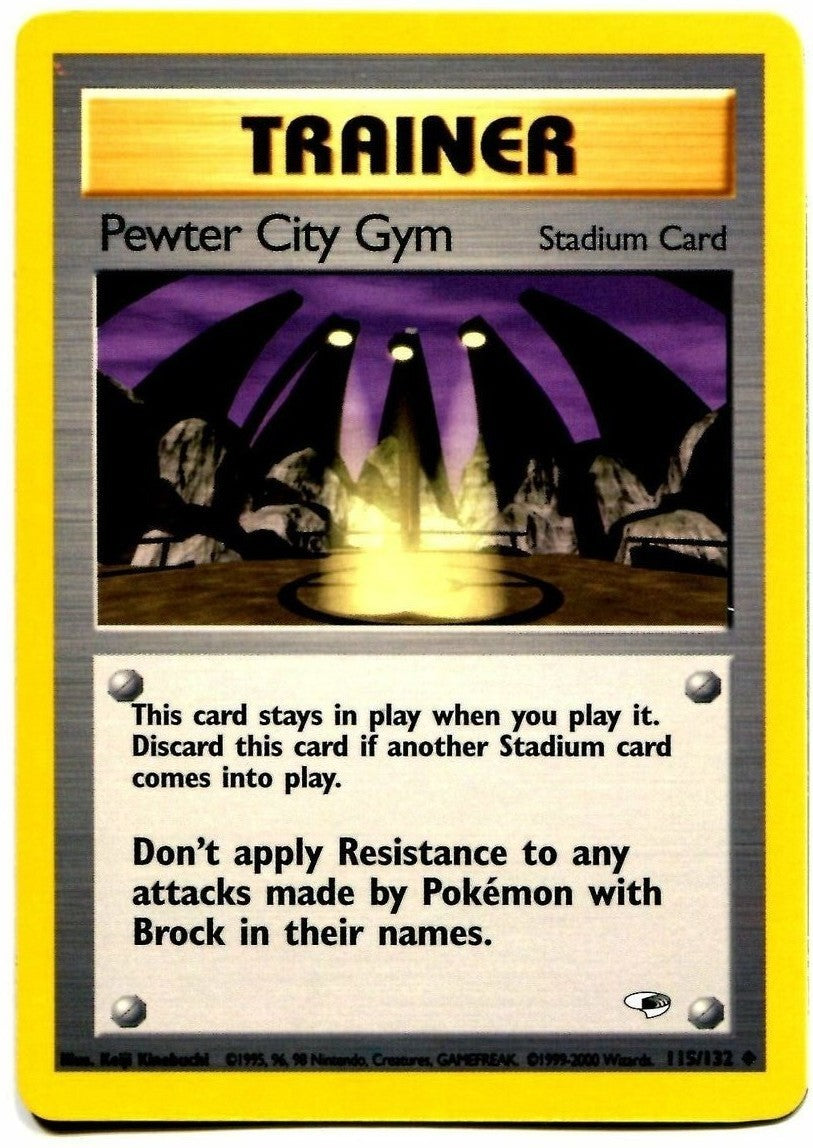 Pewter City Gym (115/132) [Gym Heroes Unlimited] | Card Merchant Takapuna