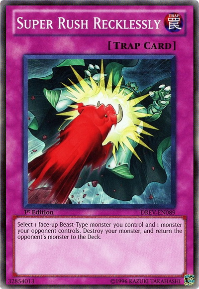 Super Rush Recklessly [DREV-EN089] Super Rare | Card Merchant Takapuna