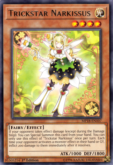 Trickstar Narkissus [MP18-EN107] Rare | Card Merchant Takapuna