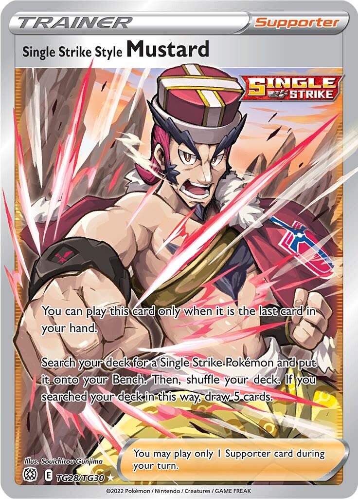 Single Strike Style Mustard (TG28/TG30) [Sword & Shield: Brilliant Stars] | Card Merchant Takapuna