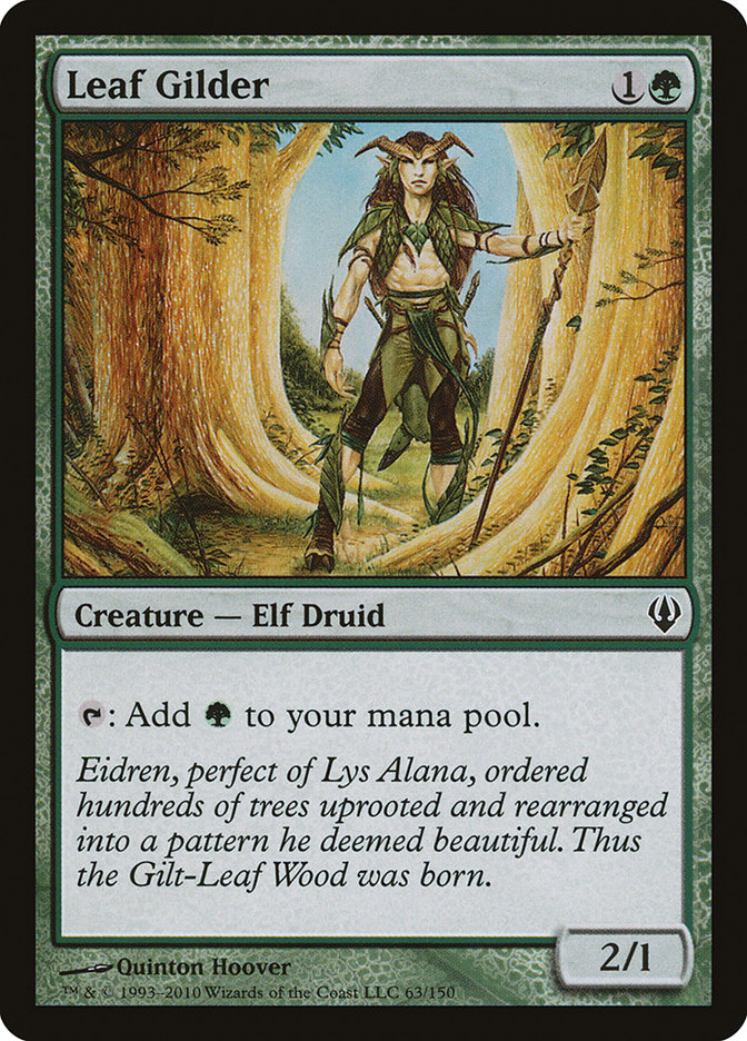 Leaf Gilder [Archenemy] | Card Merchant Takapuna