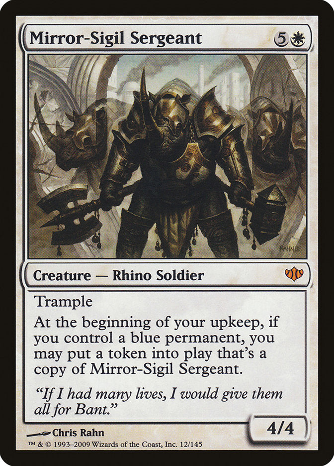 Mirror-Sigil Sergeant [Conflux] | Card Merchant Takapuna