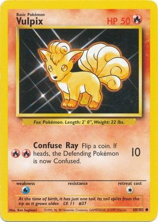 Vulpix (68/102) [Base Set Unlimited] | Card Merchant Takapuna