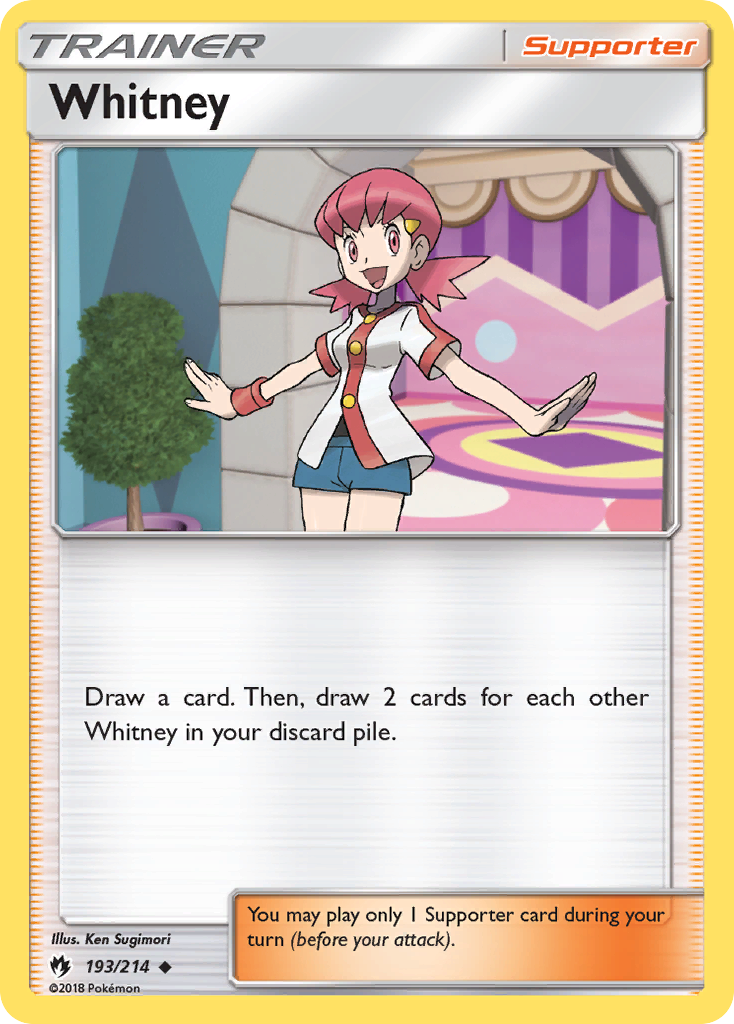 Whitney (193/214) [Sun & Moon: Lost Thunder] | Card Merchant Takapuna