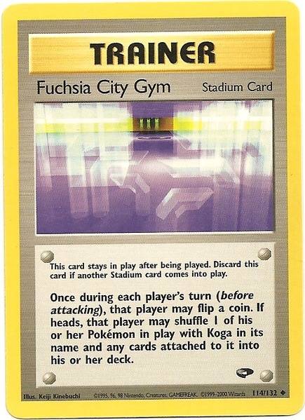 Fuchsia City Gym (114/132) [Gym Challenge Unlimited] | Card Merchant Takapuna