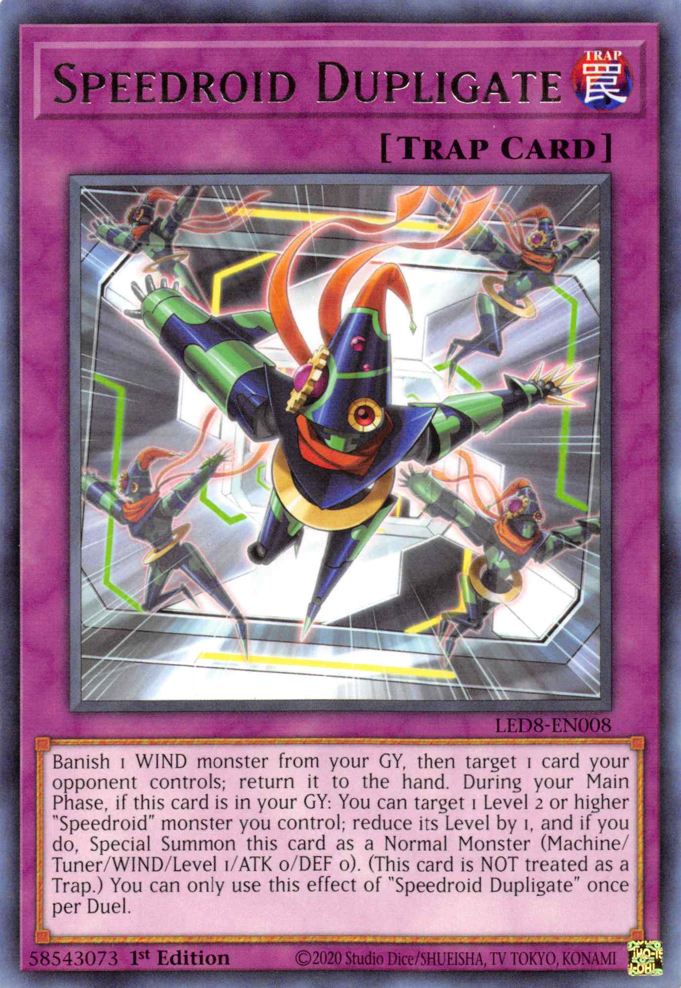 Speedroid Dupligate [LED8-EN008] Rare | Card Merchant Takapuna