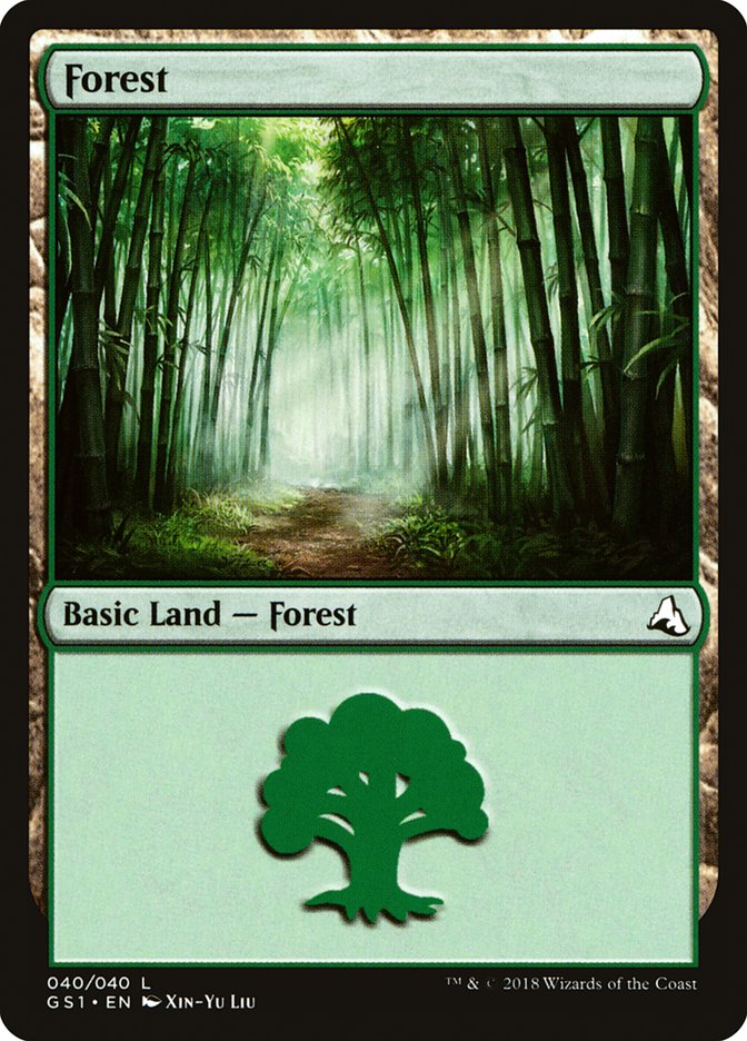 Forest (40) [Global Series Jiang Yanggu & Mu Yanling] | Card Merchant Takapuna