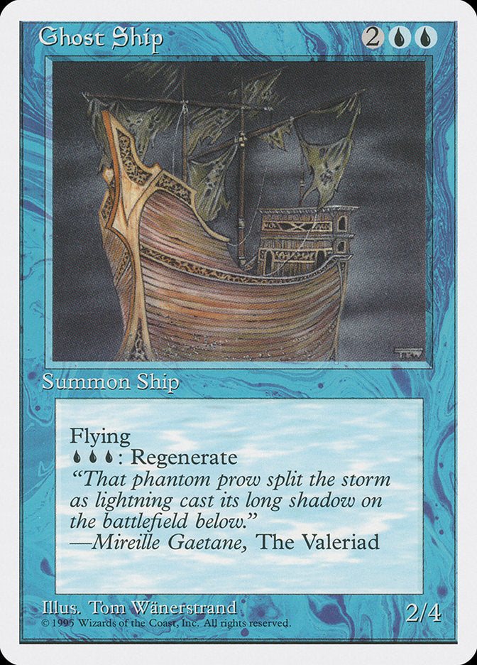 Ghost Ship [Fourth Edition] | Card Merchant Takapuna