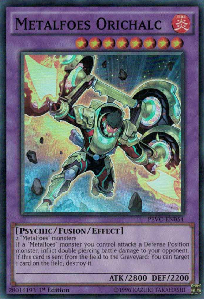 Metalfoes Orichalc [PEVO-EN054] Super Rare | Card Merchant Takapuna