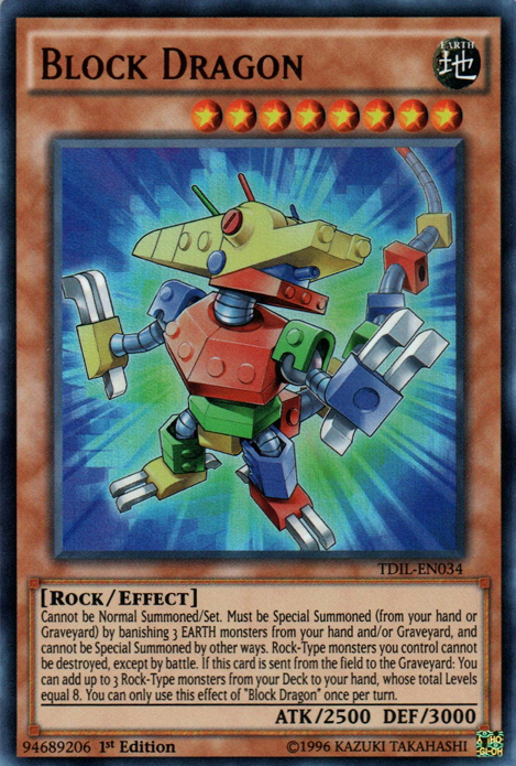 Block Dragon [TDIL-EN034] Ultra Rare | Card Merchant Takapuna