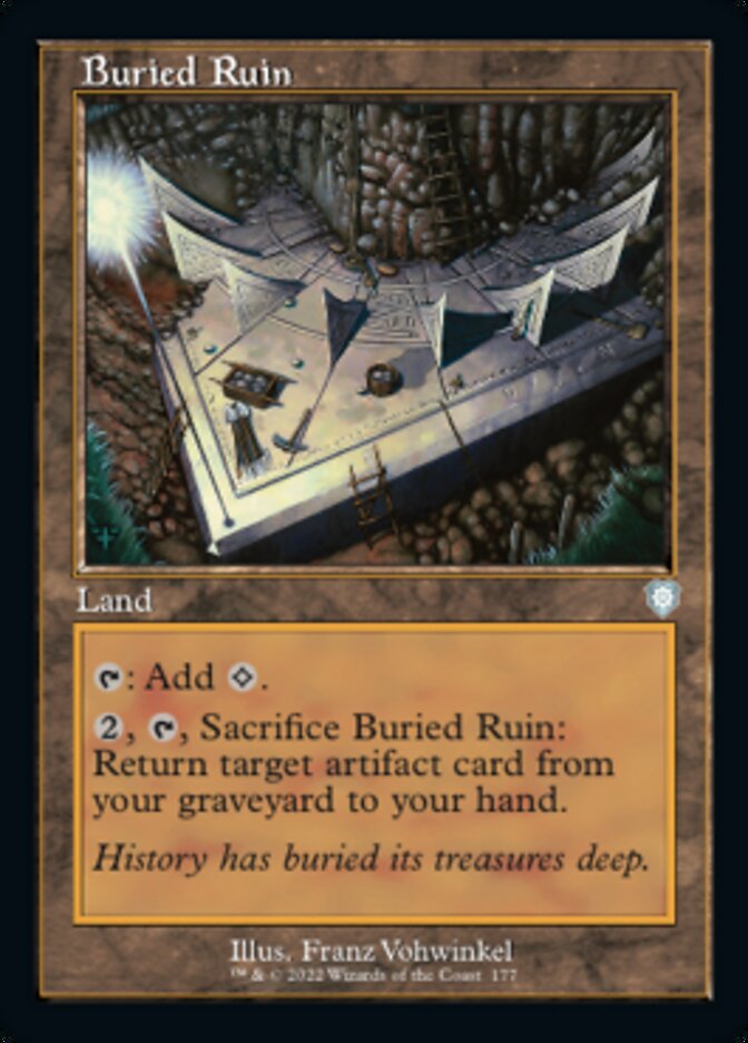 Buried Ruin (Retro) [The Brothers' War Commander] | Card Merchant Takapuna