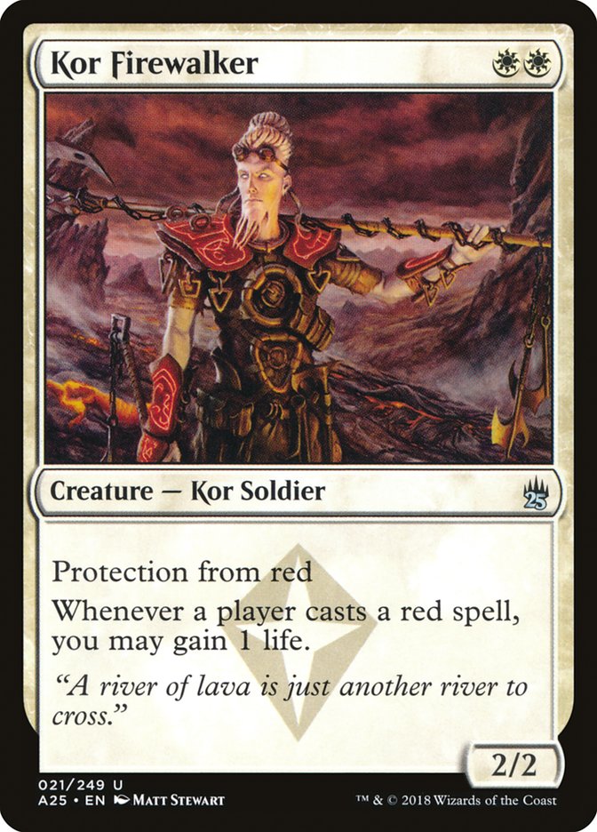 Kor Firewalker [Masters 25] | Card Merchant Takapuna