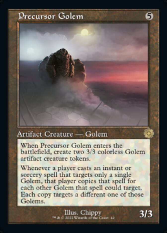 Precursor Golem (Retro) [The Brothers' War Retro Artifacts] | Card Merchant Takapuna