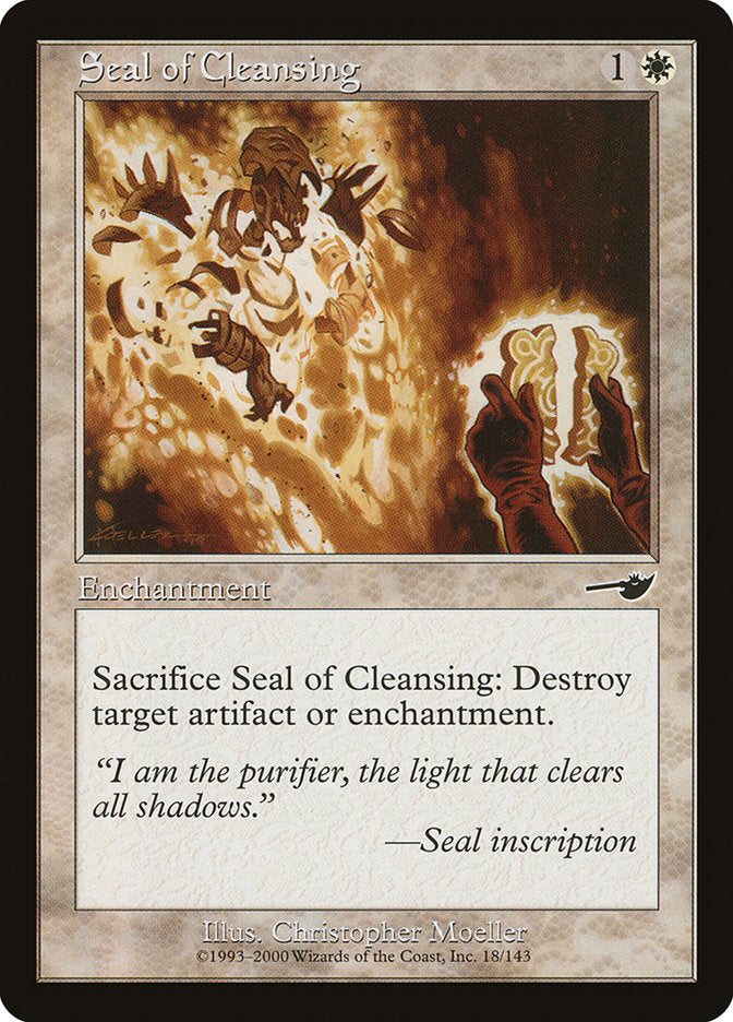 Seal of Cleansing [Nemesis] | Card Merchant Takapuna