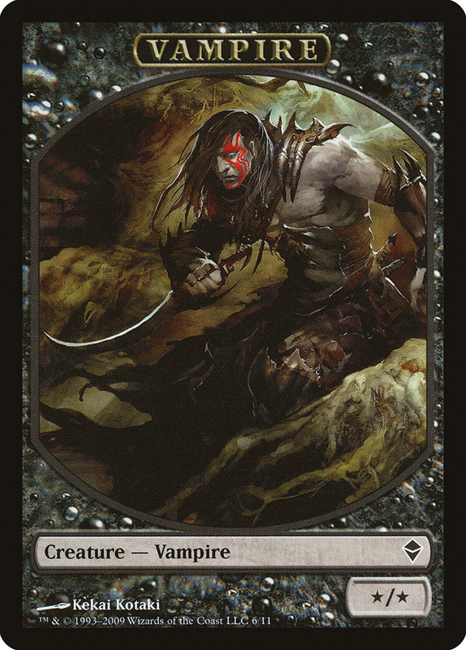 Vampire Token [Zendikar Tokens] | Card Merchant Takapuna