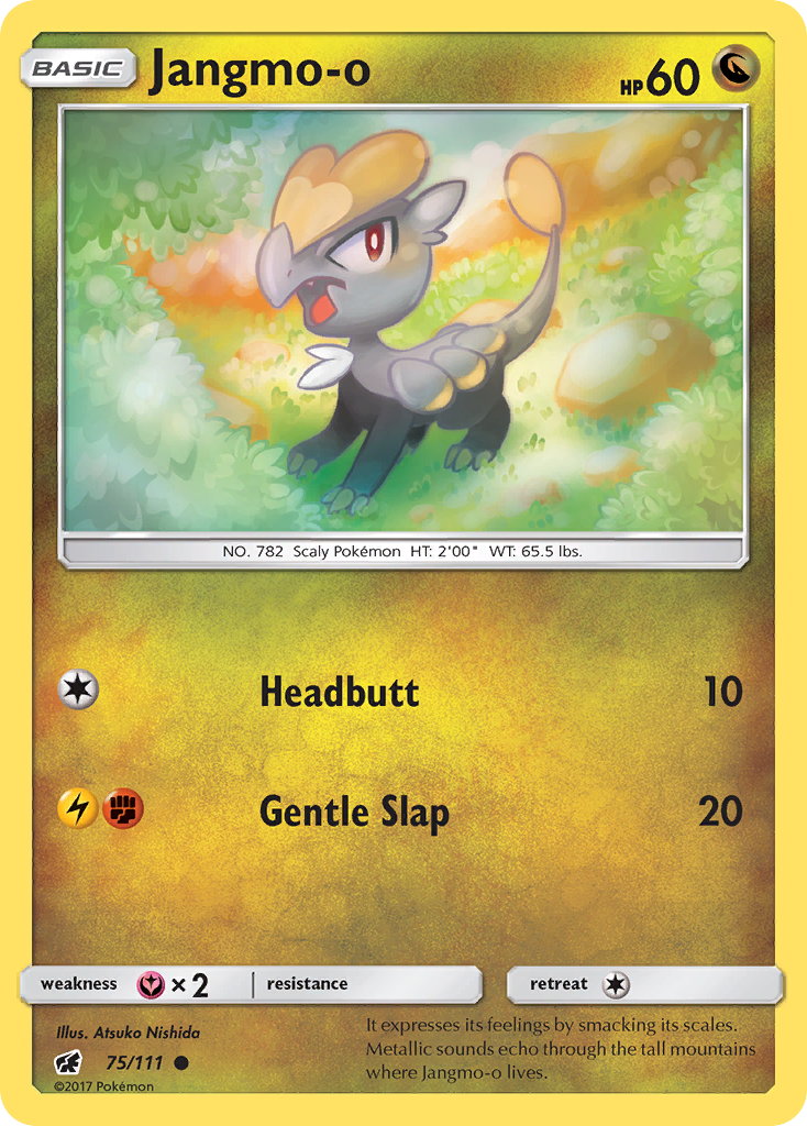 Jangmo-o (75/111) [Sun & Moon: Crimson Invasion] | Card Merchant Takapuna