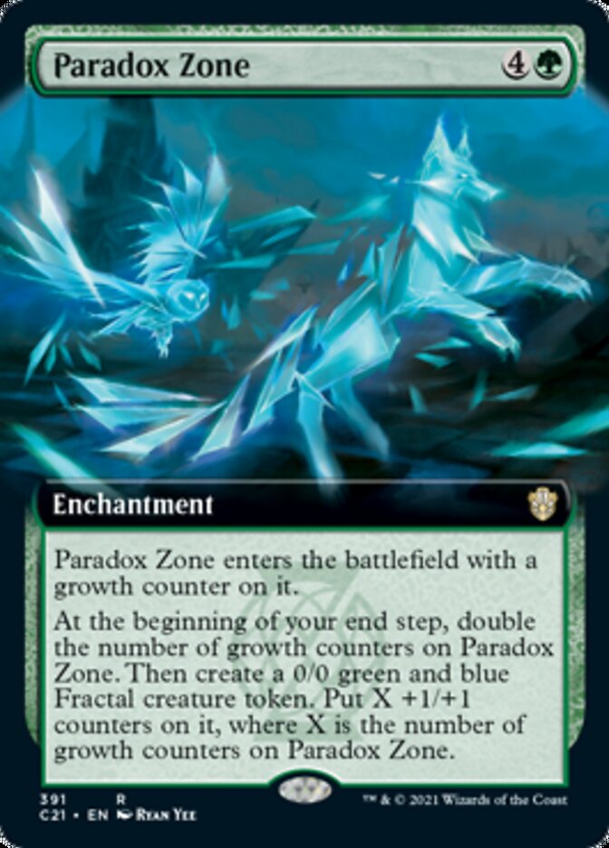 Paradox Zone (Extended Art) [Commander 2021] | Card Merchant Takapuna