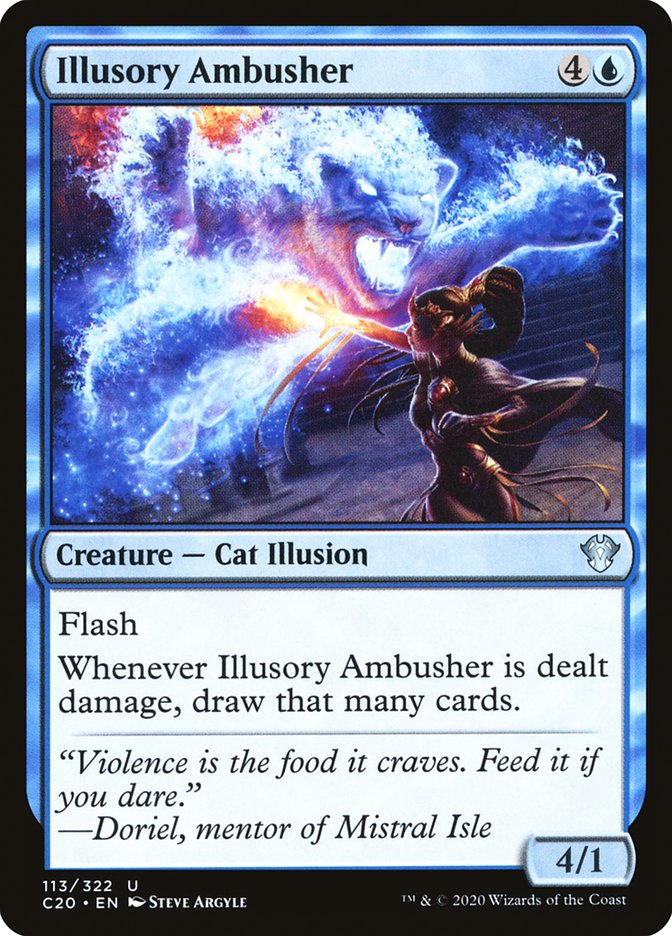 Illusory Ambusher [Commander 2020] | Card Merchant Takapuna