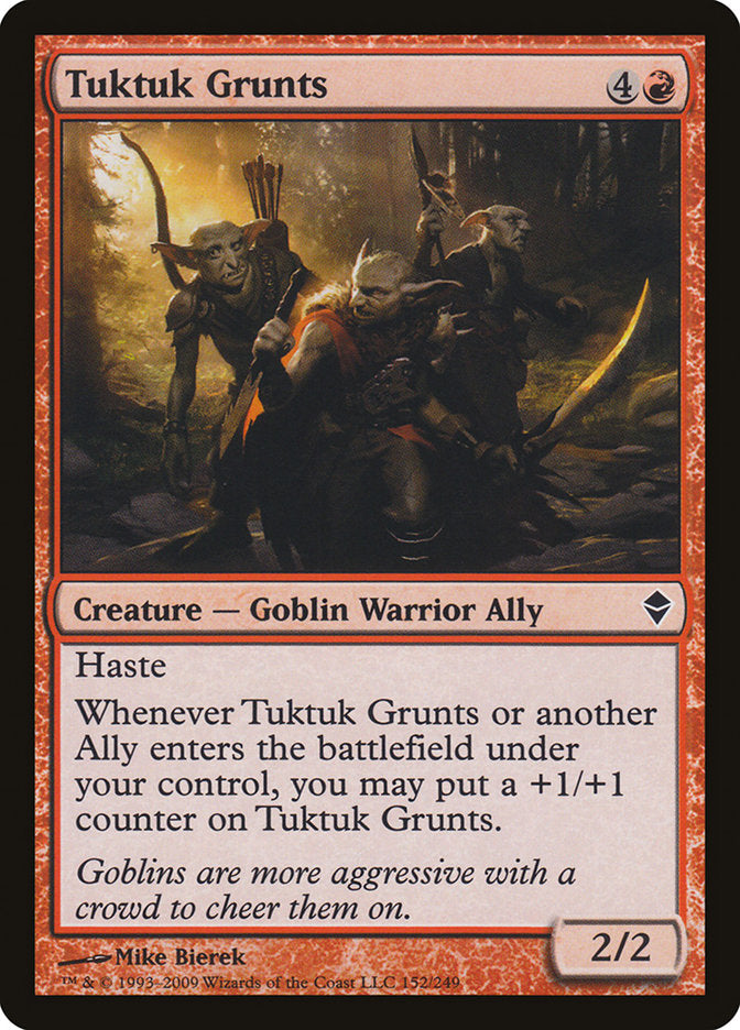 Tuktuk Grunts [Zendikar] | Card Merchant Takapuna