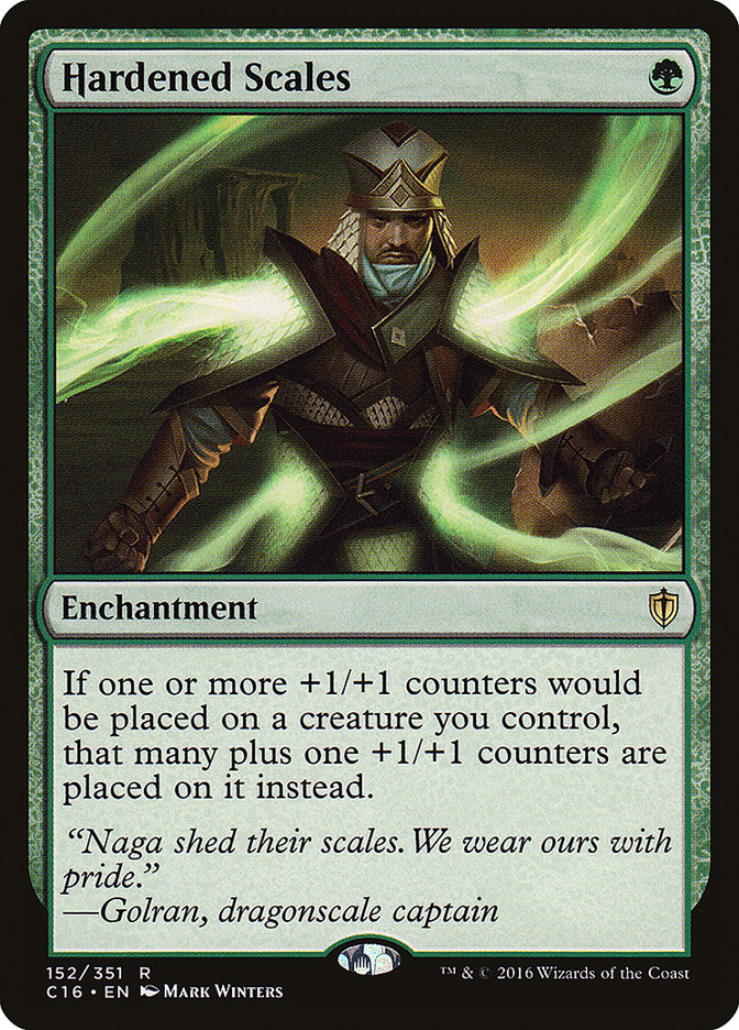 Hardened Scales [Commander 2016] | Card Merchant Takapuna