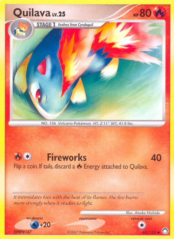 Quilava (60/123) [Diamond & Pearl: Mysterious Treasures] | Card Merchant Takapuna