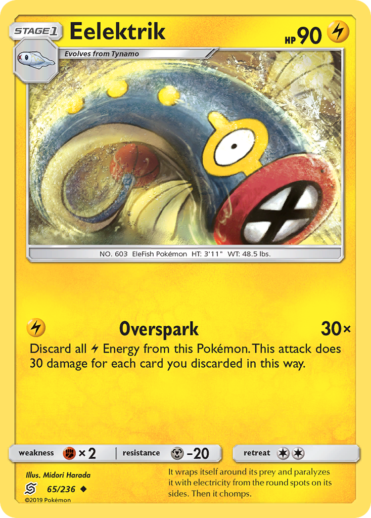 Eelektrik (65/236) [Sun & Moon: Unified Minds] | Card Merchant Takapuna