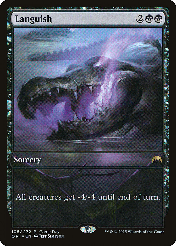 Languish (Game Day) (Full Art) [Magic Origins Promos] | Card Merchant Takapuna