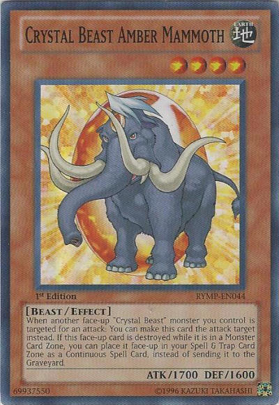 Crystal Beast Amber Mammoth [RYMP-EN044] Super Rare | Card Merchant Takapuna