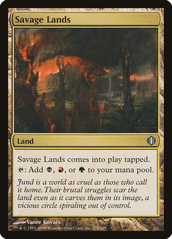 Savage Lands [Shards of Alara] | Card Merchant Takapuna