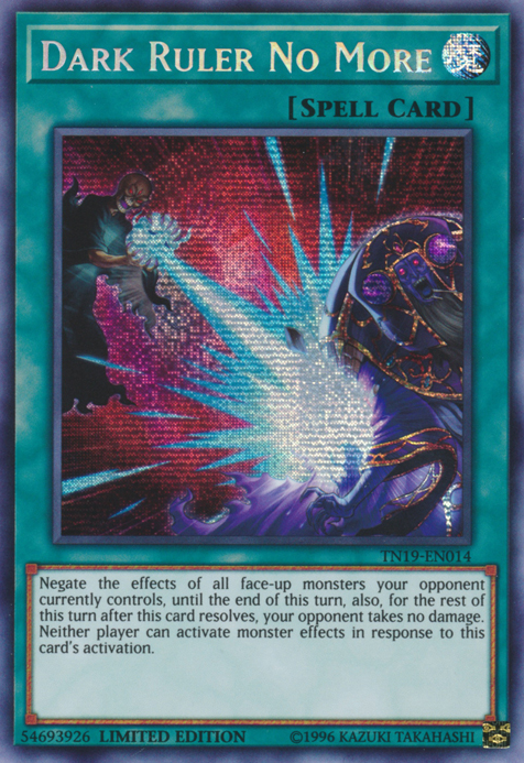 Dark Ruler No More [TN19-EN014] Prismatic Secret Rare | Card Merchant Takapuna