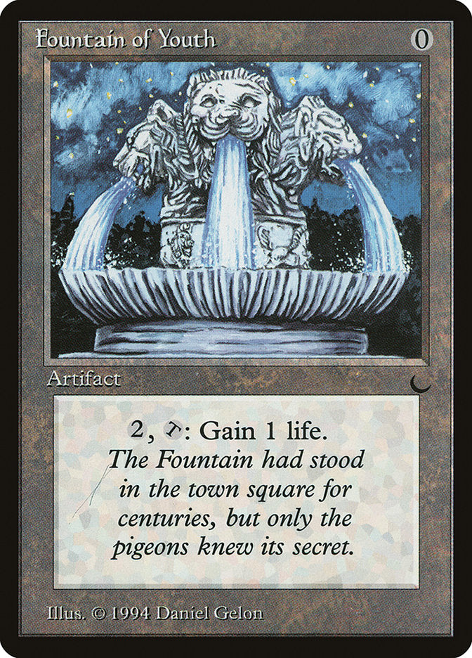 Fountain of Youth (Misprinted) [The Dark] | Card Merchant Takapuna