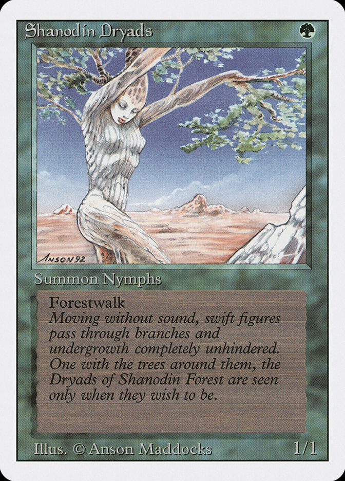 Shanodin Dryads [Revised Edition] | Card Merchant Takapuna