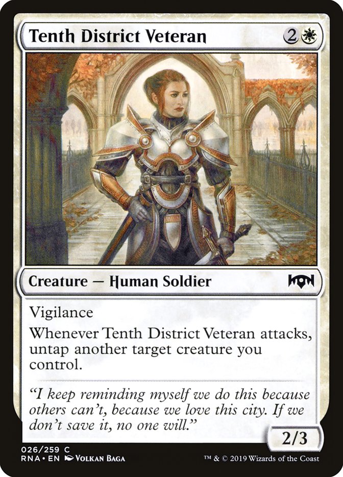 Tenth District Veteran [Ravnica Allegiance] | Card Merchant Takapuna