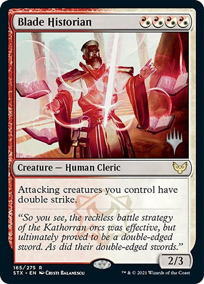 Blade Historian (Promo Pack) [Strixhaven: School of Mages Promos] | Card Merchant Takapuna