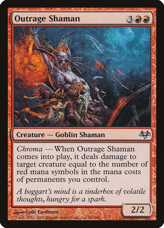 Outrage Shaman [Eventide] | Card Merchant Takapuna