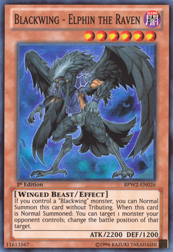 Blackwing - Elphin the Raven [BPW2-EN026] Super Rare | Card Merchant Takapuna