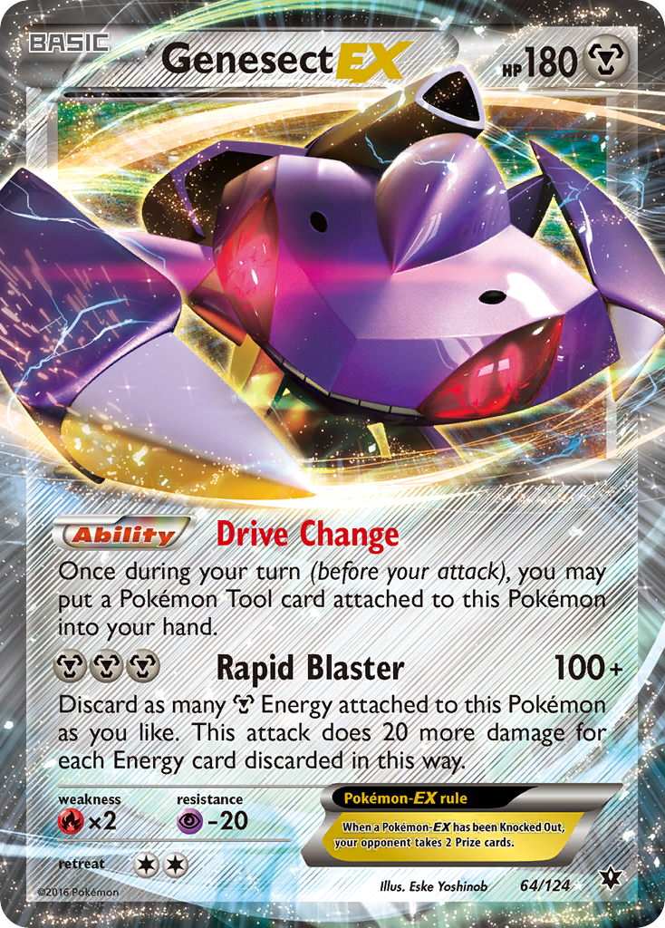 Genesect EX (64/124) [XY: Fates Collide] | Card Merchant Takapuna