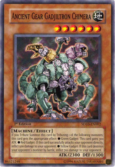 Ancient Gear Gadjiltron Chimera [SD10-EN002] Common | Card Merchant Takapuna