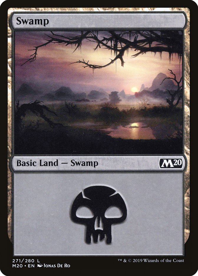 Swamp (271) [Core Set 2020] | Card Merchant Takapuna