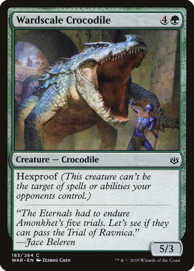 Wardscale Crocodile [War of the Spark] | Card Merchant Takapuna