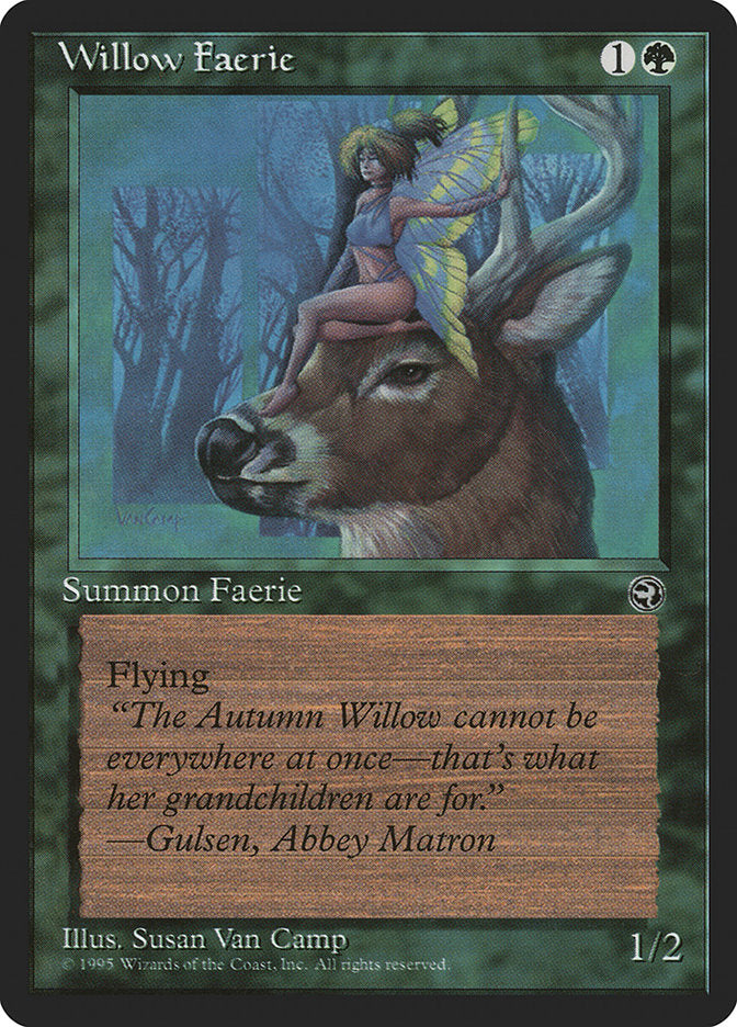 Willow Faerie (Gulsen Flavor Text) [Homelands] | Card Merchant Takapuna