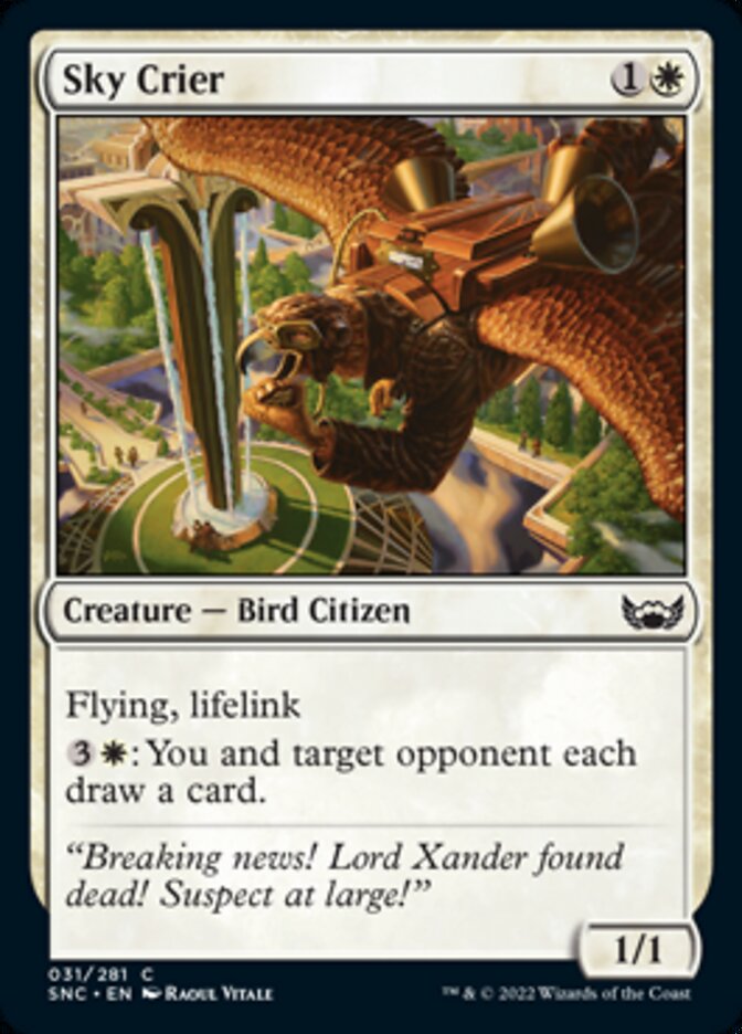 Sky Crier [Streets of New Capenna] | Card Merchant Takapuna