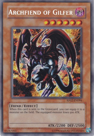 Archfiend of Gilfer [RP02-EN094] Secret Rare | Card Merchant Takapuna